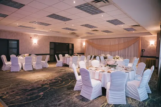 Banquet room of the Coast Hotel at Cascades Langley