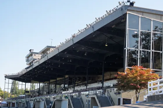 Hastings Racecourse grandstand