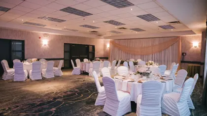Banquet room of the Coast Hotel at Cascades Langley