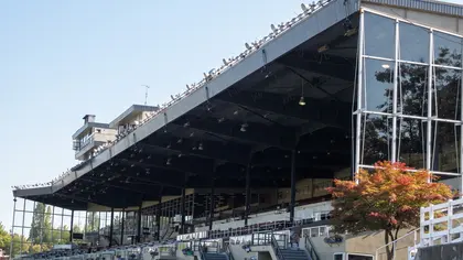 Hastings Racecourse grandstand